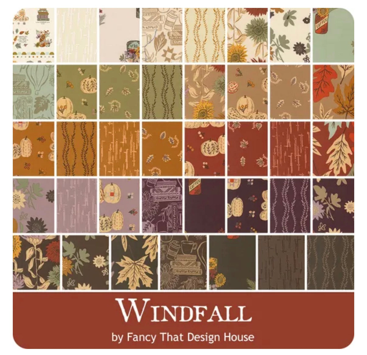 Windfall Fat Quarter Bundle 39 pieces