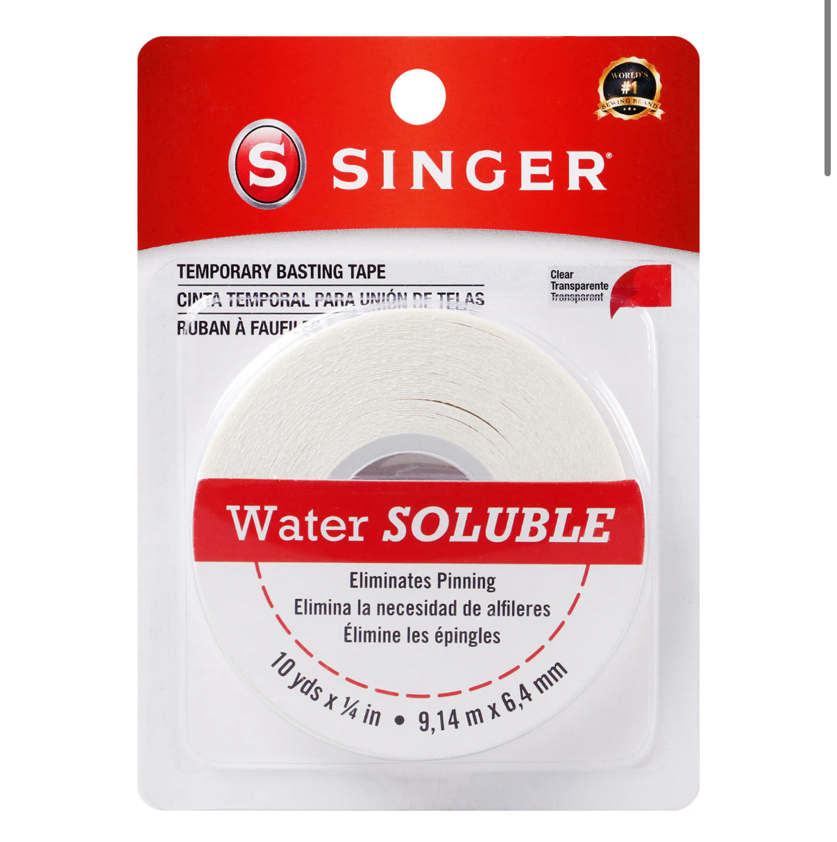 Singer Water Soluble Basting Tape