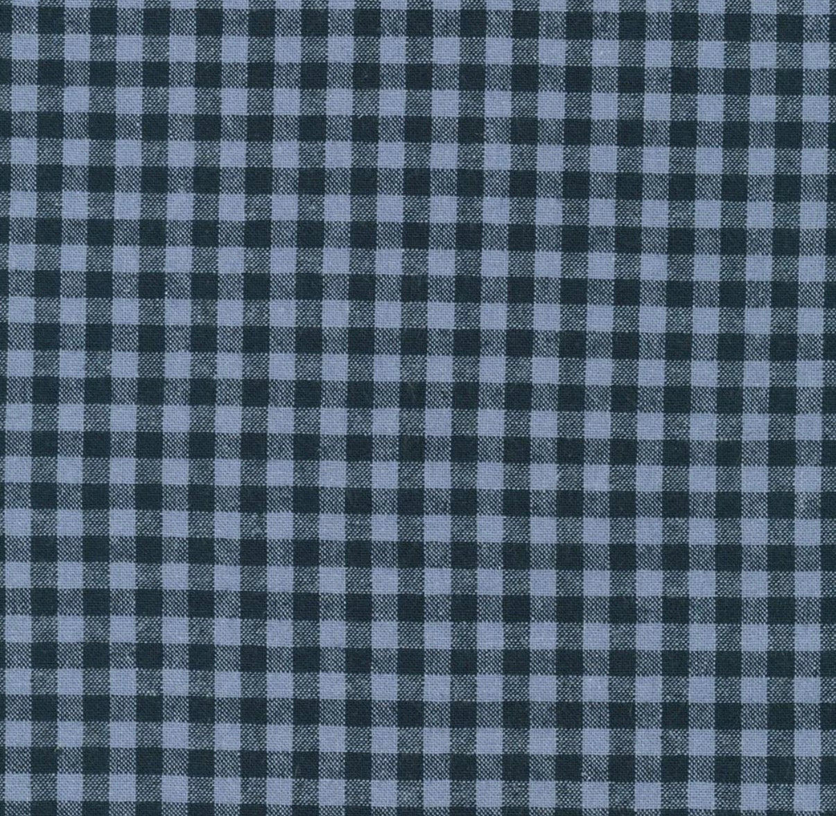 Robert Kaufman Essex Linen Gingham Denim