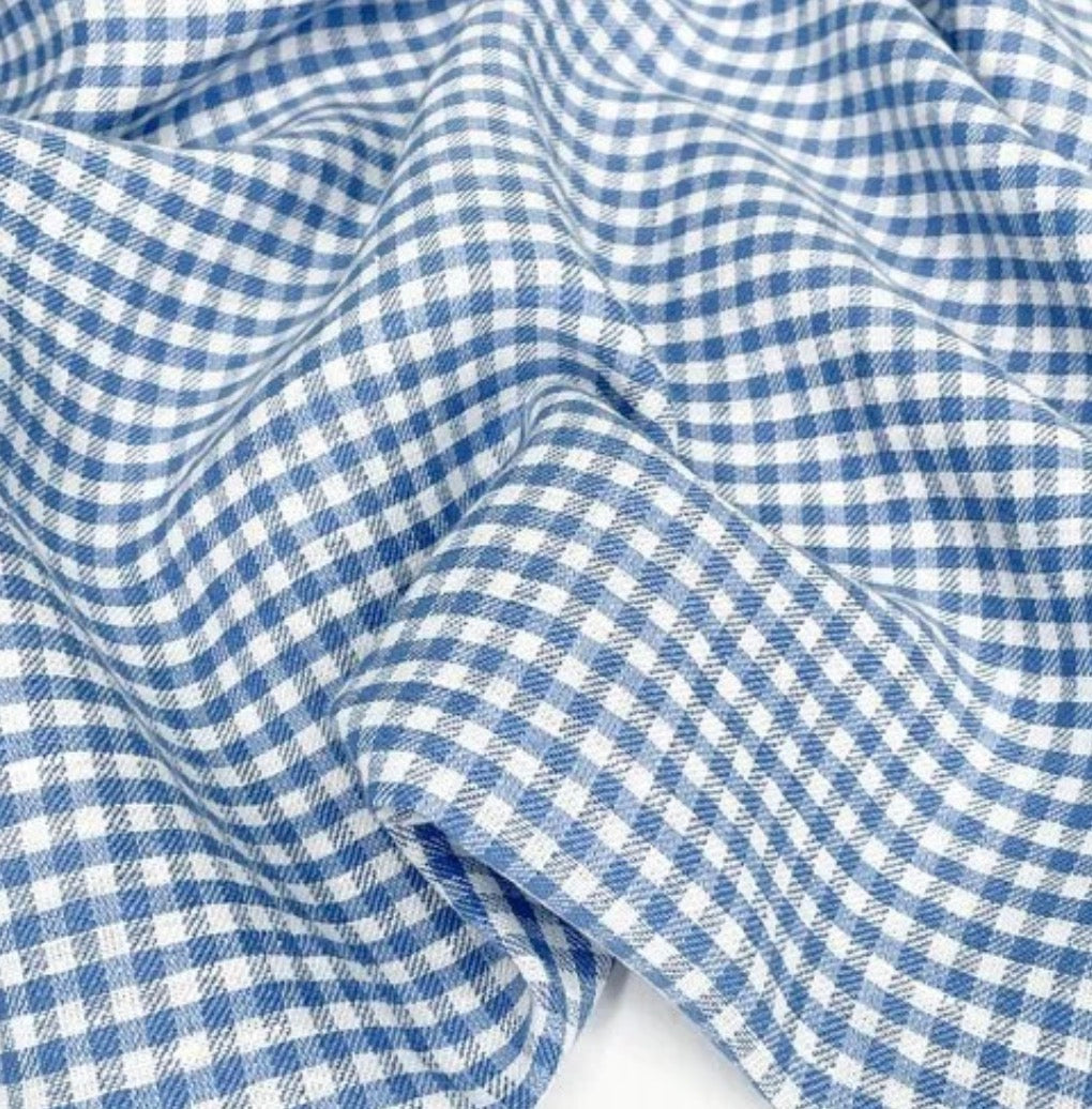 Utopia Blue Gingham Check