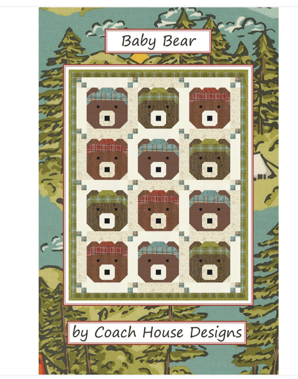 Baby Bear Quilt Pattern by Coach House Designs