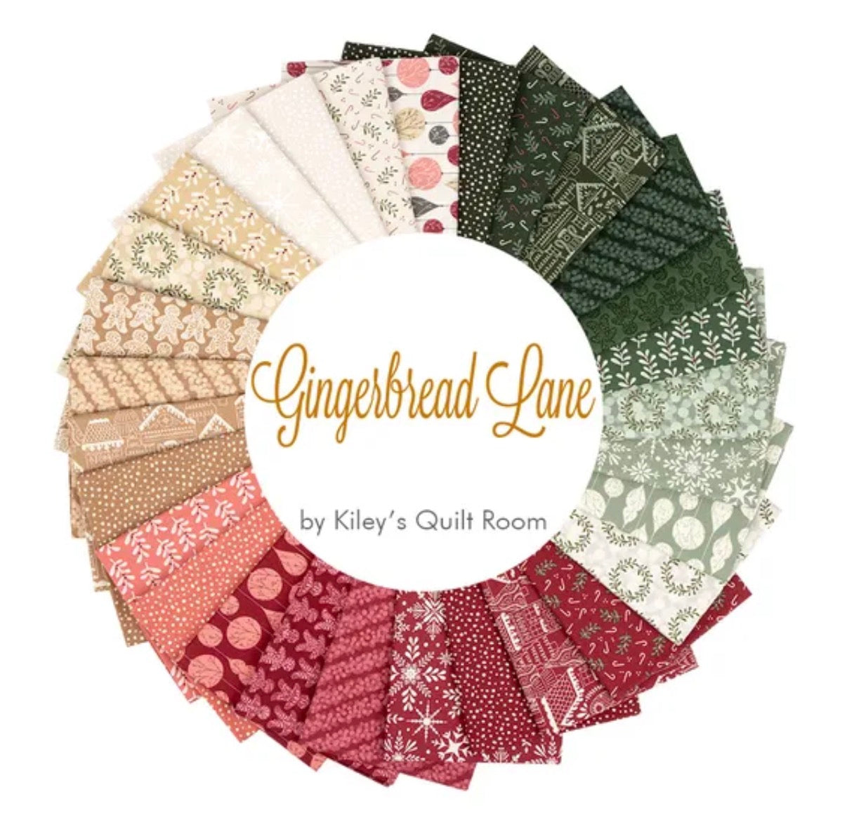 Gingerbread Lane Fat Quarter Bundle 29 pieces