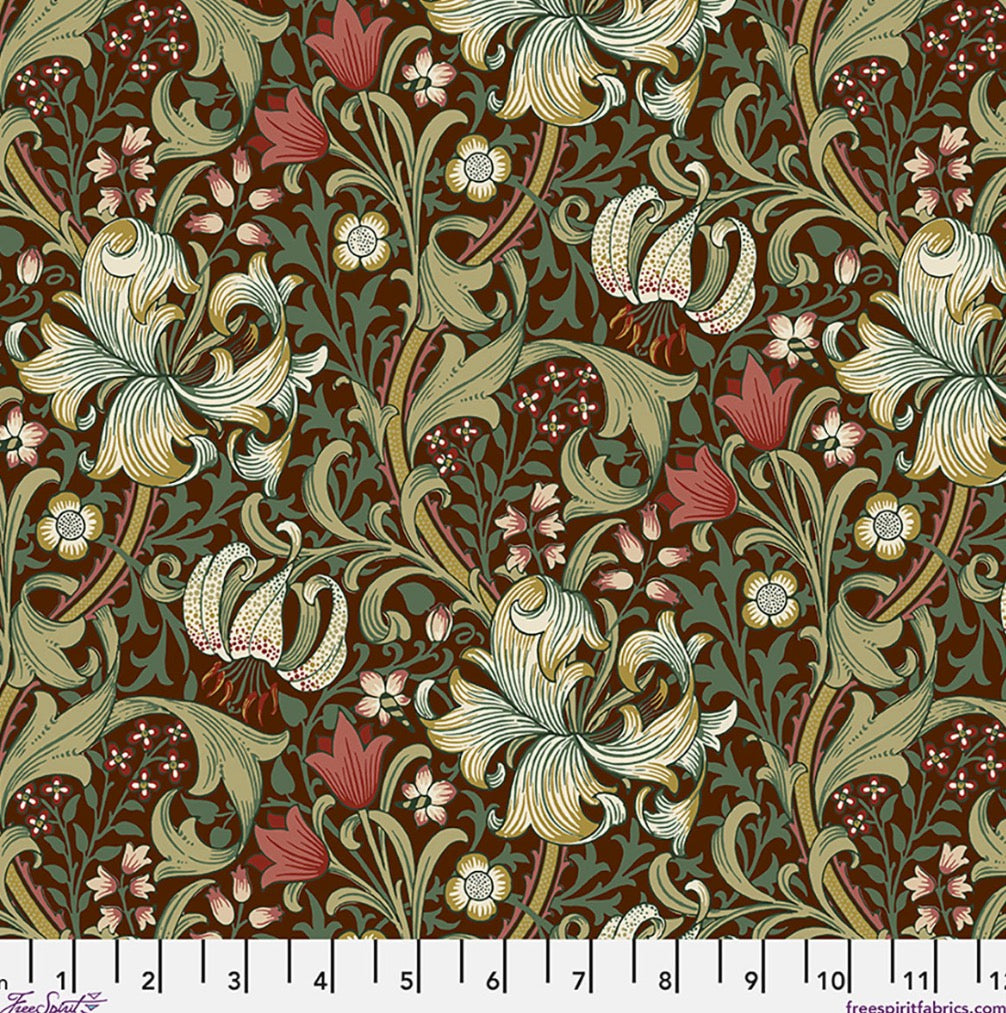 Morris Suffolk Holiday Barbed Berry Ruby Golden Lily