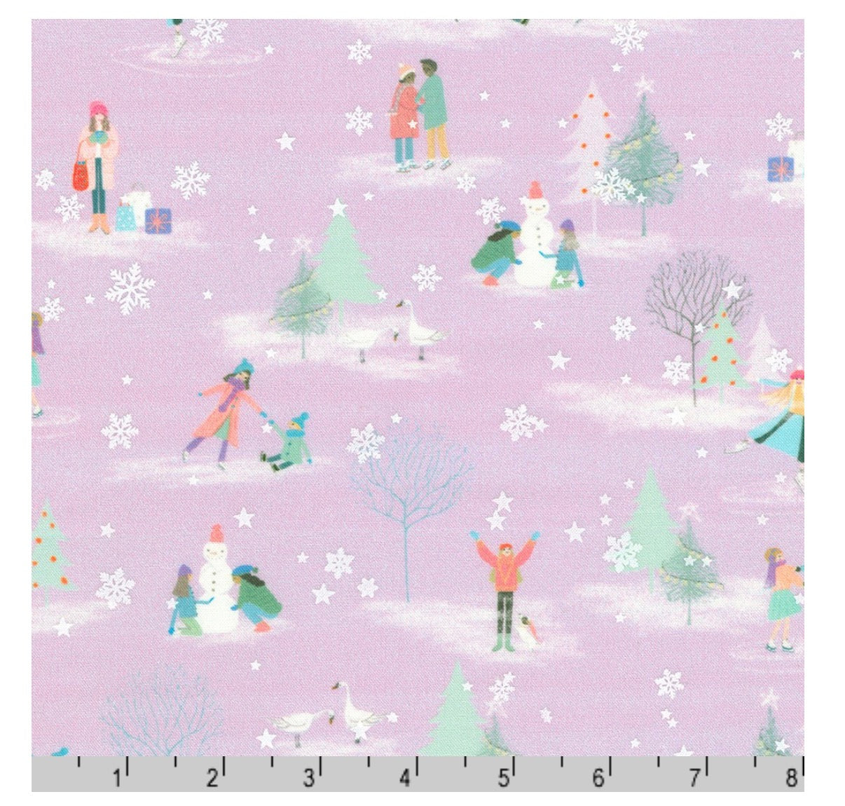 Wintertime Robert Kaufman Lilac