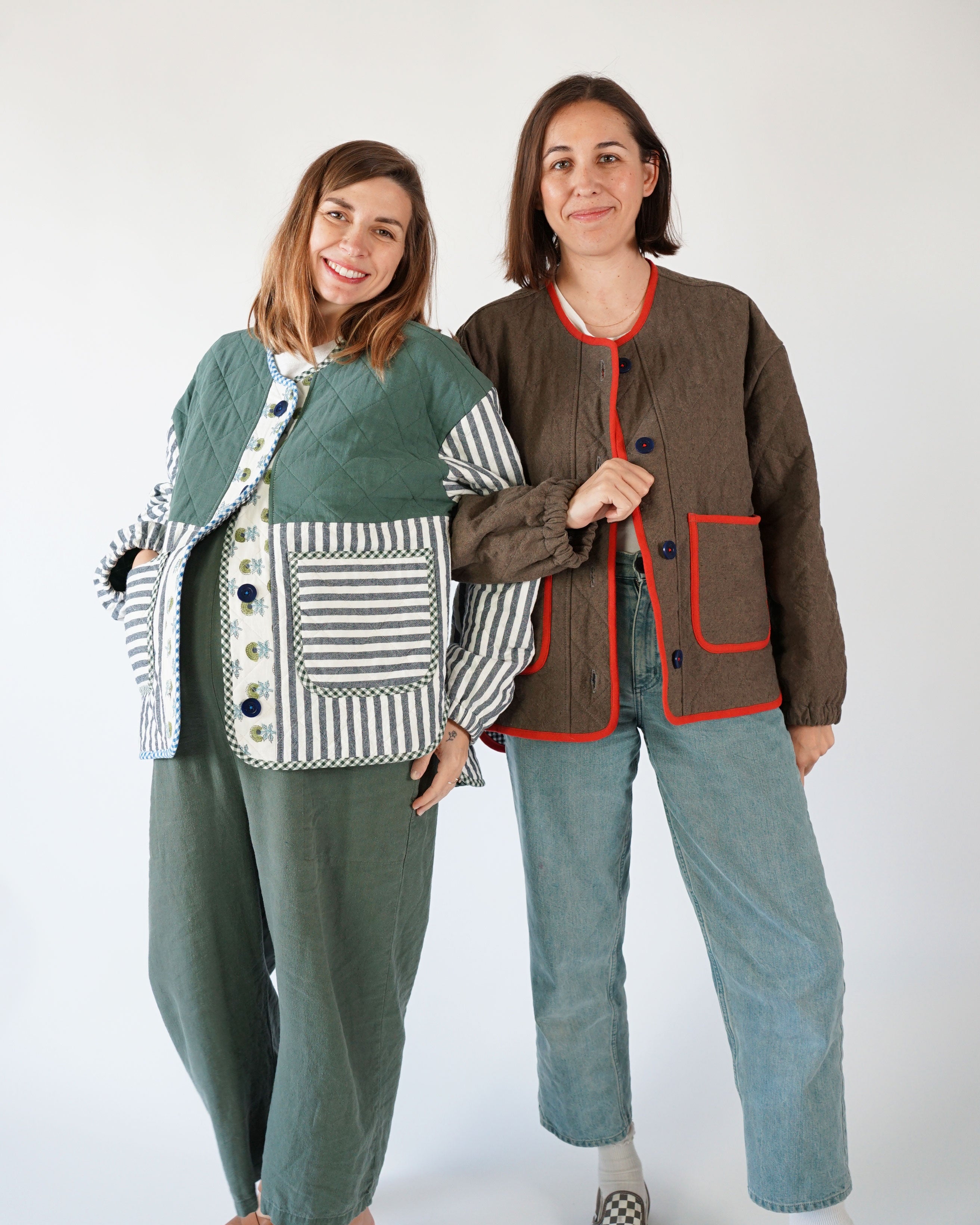 Matchy Matchy Sewing Club - Quilted Homebody Jacket - Digital Download