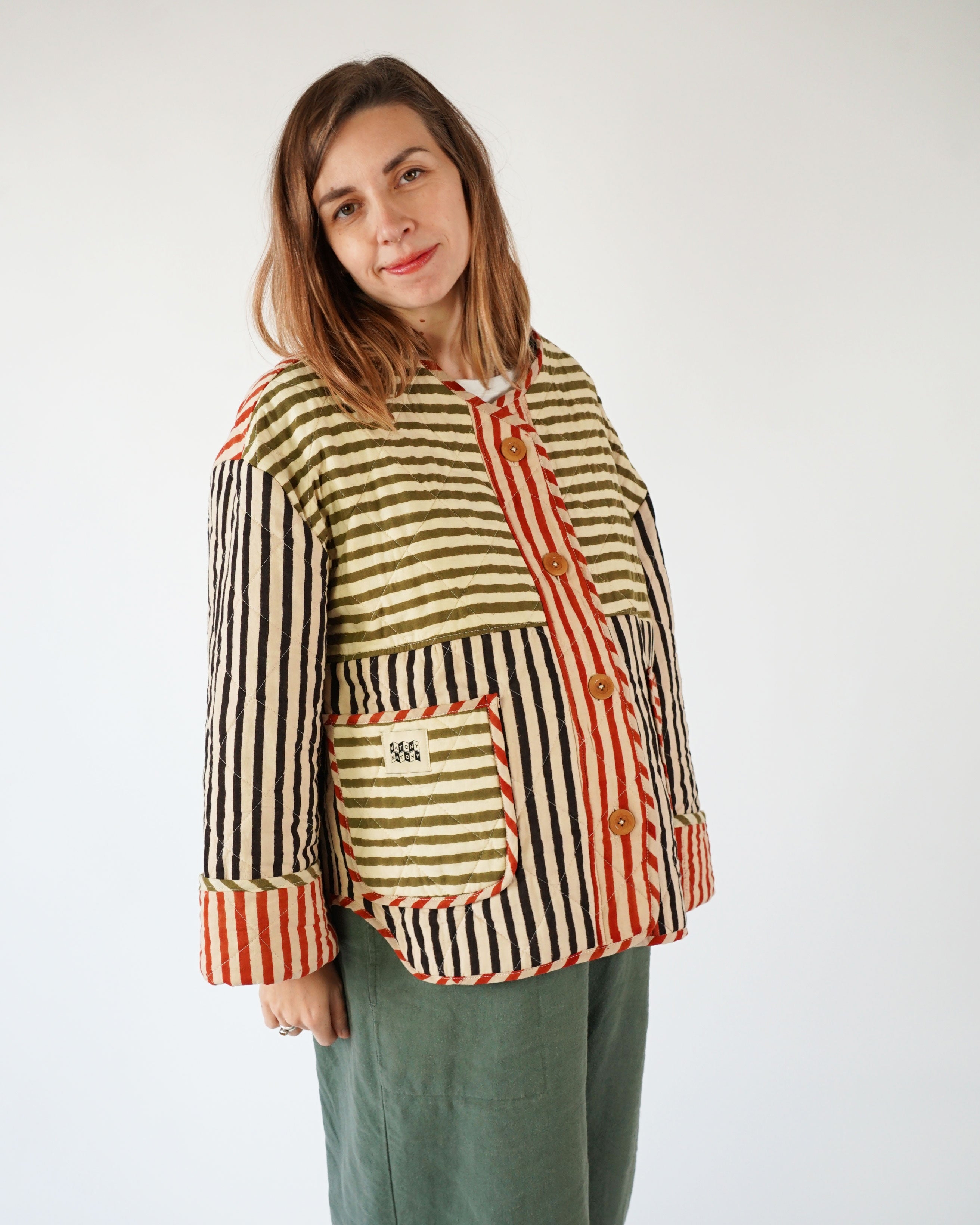 Matchy Matchy Sewing Club - Quilted Homebody Jacket - Digital Download