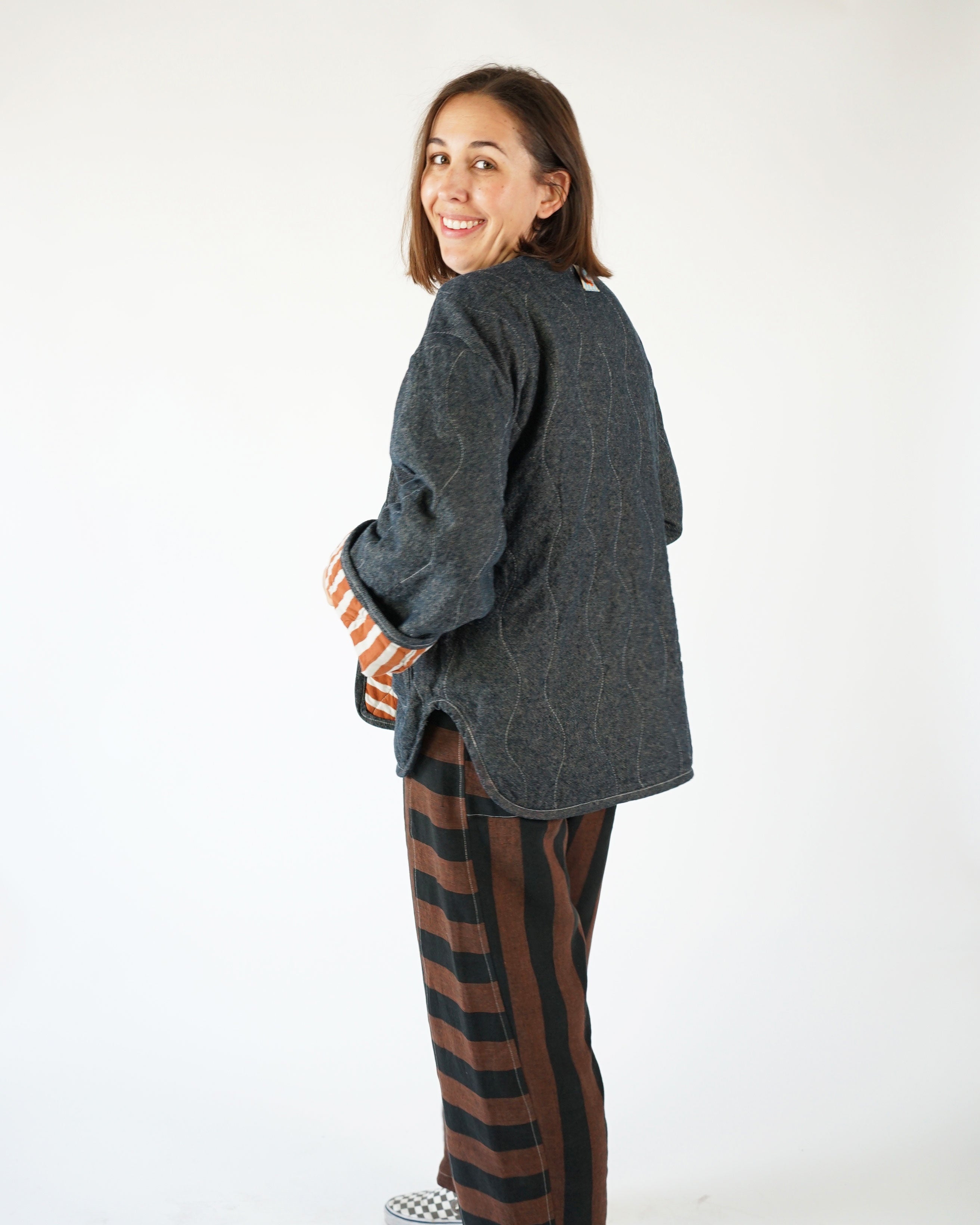 Matchy Matchy Sewing Club - Quilted Homebody Jacket - Digital Download