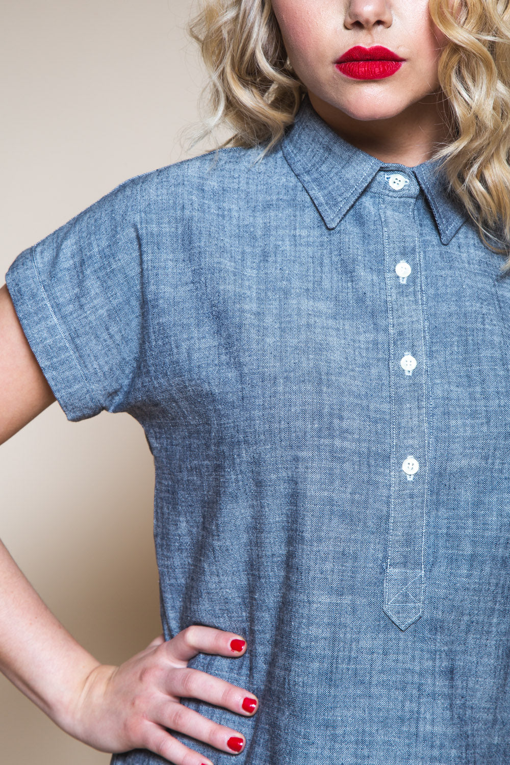 Kalle Shirt/Shirtdress Pattern by Closet Core