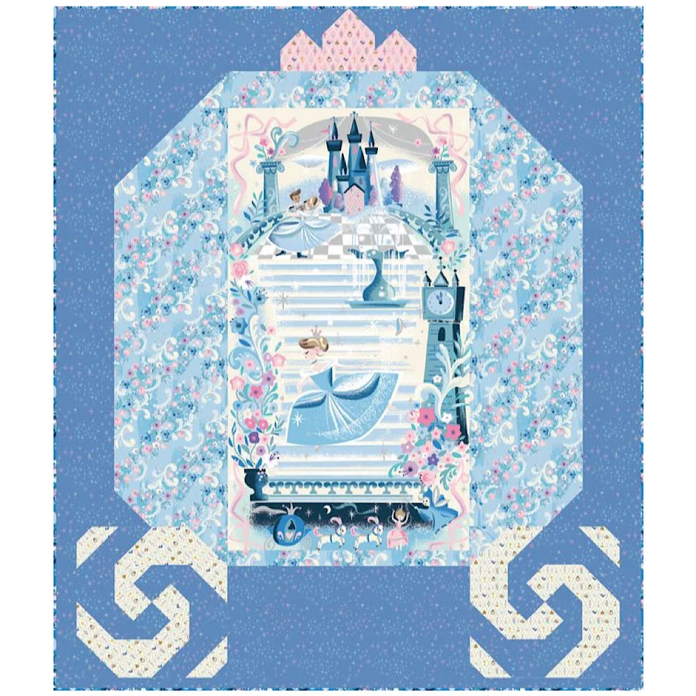 Cinderella's Carriage Panel Quilt Kit, Riley Blake Designs, KT-18070