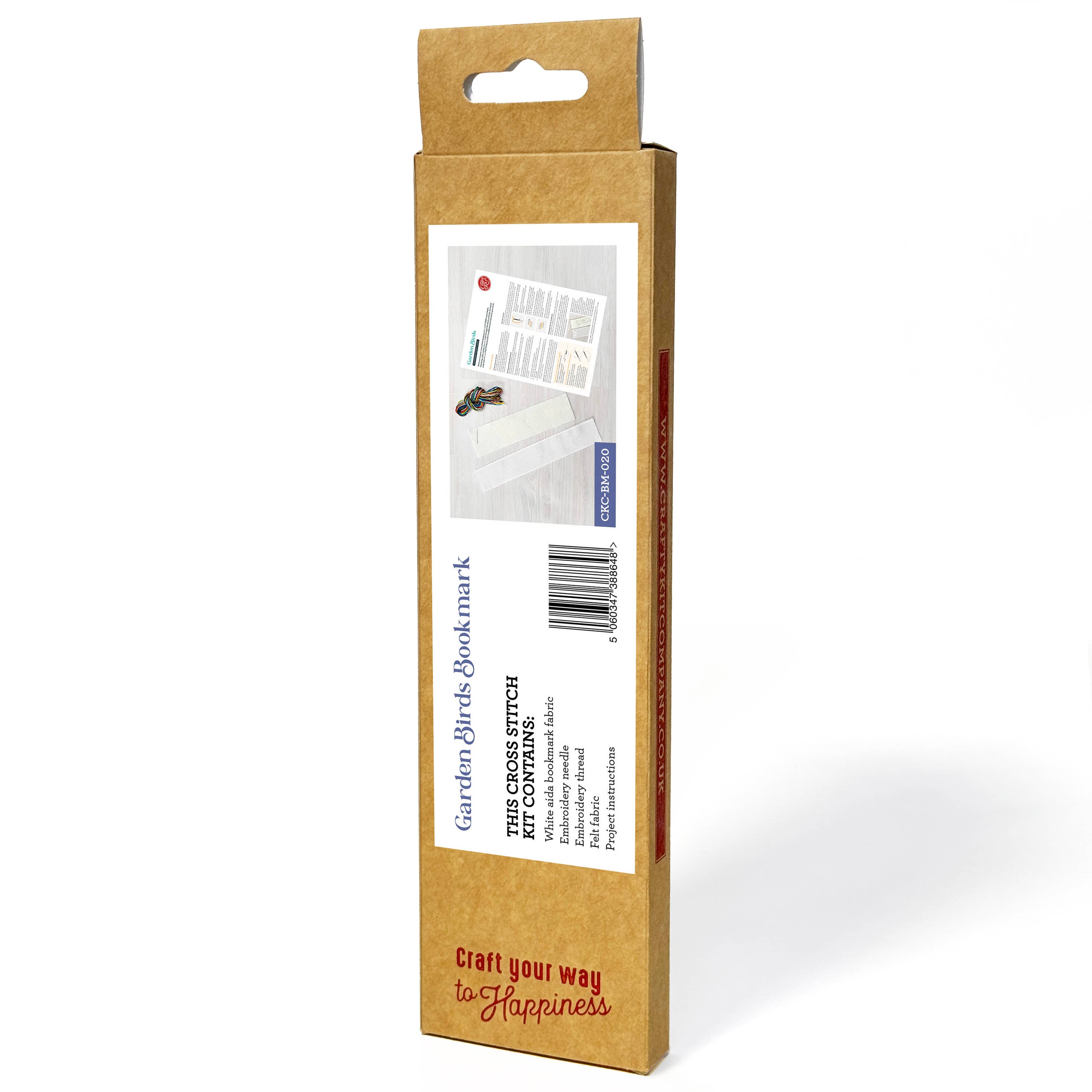 The Crafty Kit Company - Garden Birds Cross Stitch Bookmark Kit