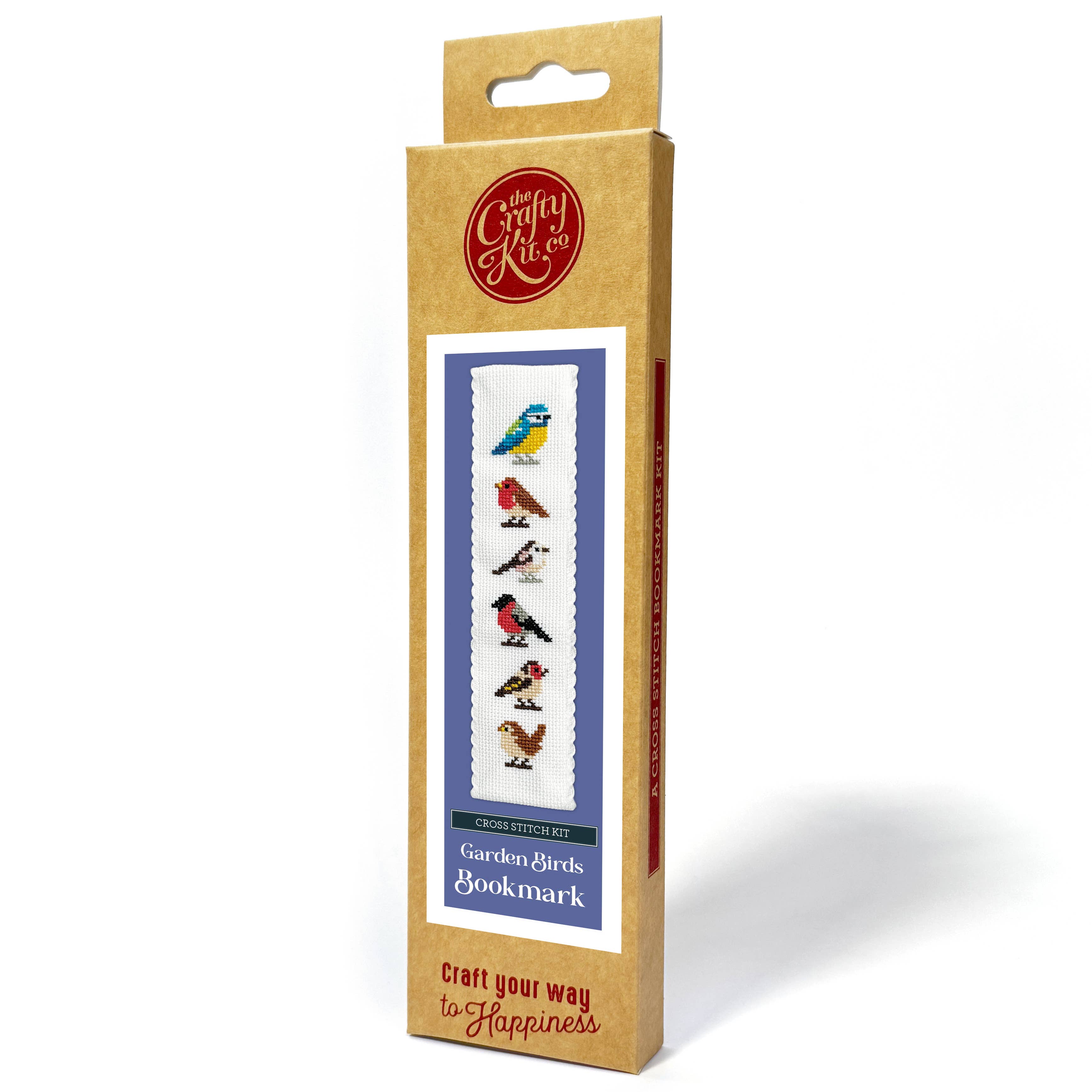 The Crafty Kit Company - Garden Birds Cross Stitch Bookmark Kit
