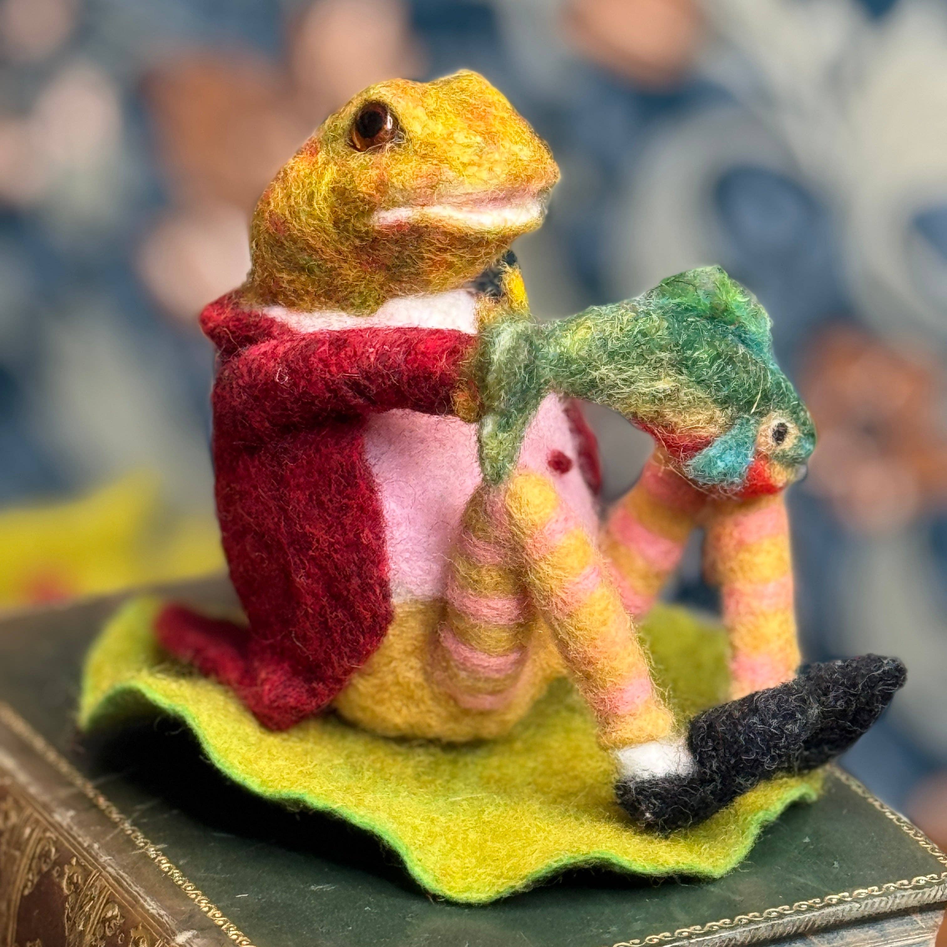The Crafty Kit Company - Beatrix Potter - Jeremy Fisher Needle Felting Craft Kit
