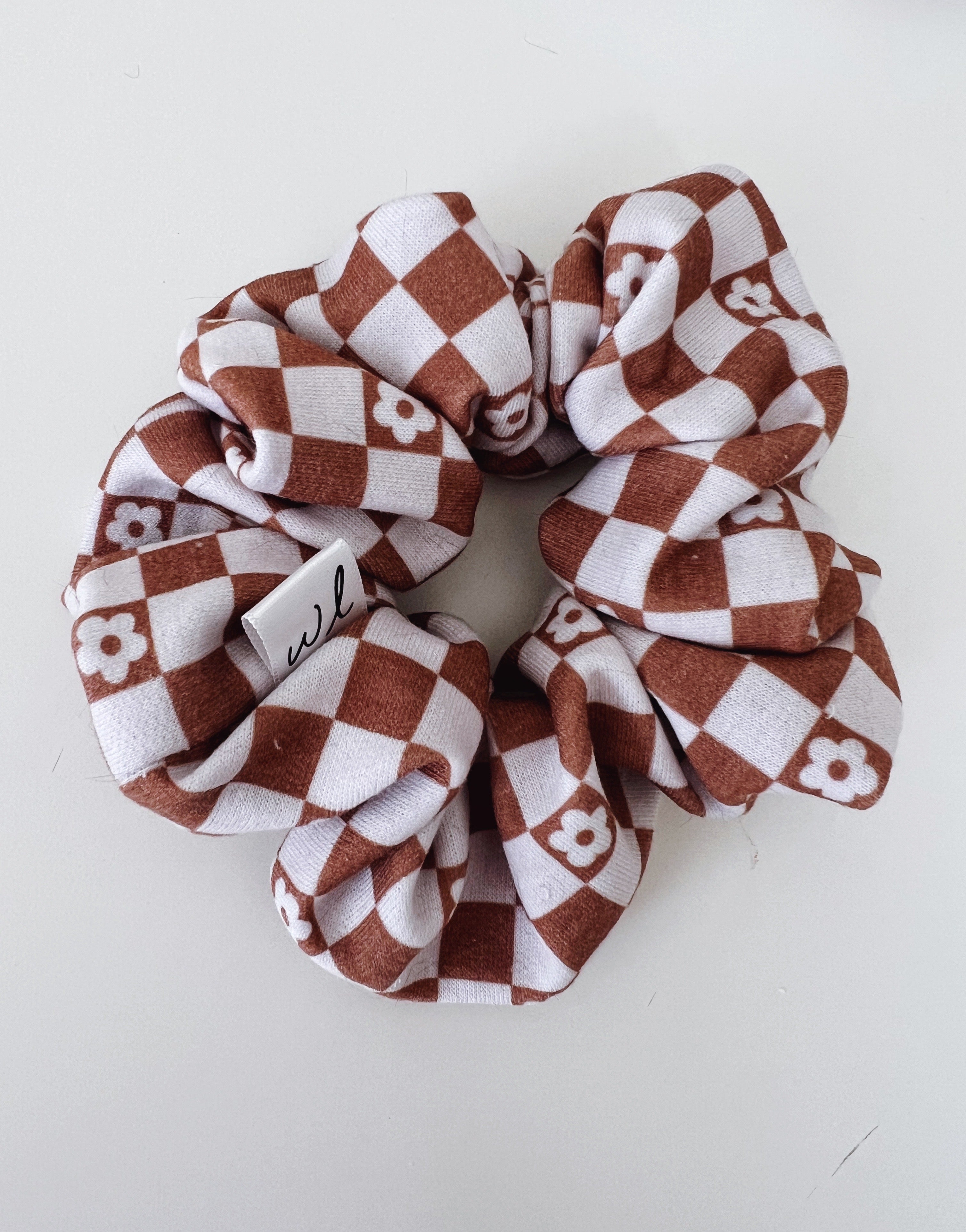 Neural Checkards neural checkers hair scrunchie | Good Decade