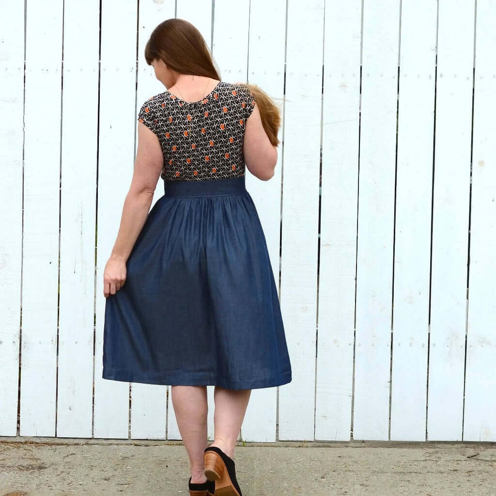 Front Button Skirt Pattern Wardrobe By Me