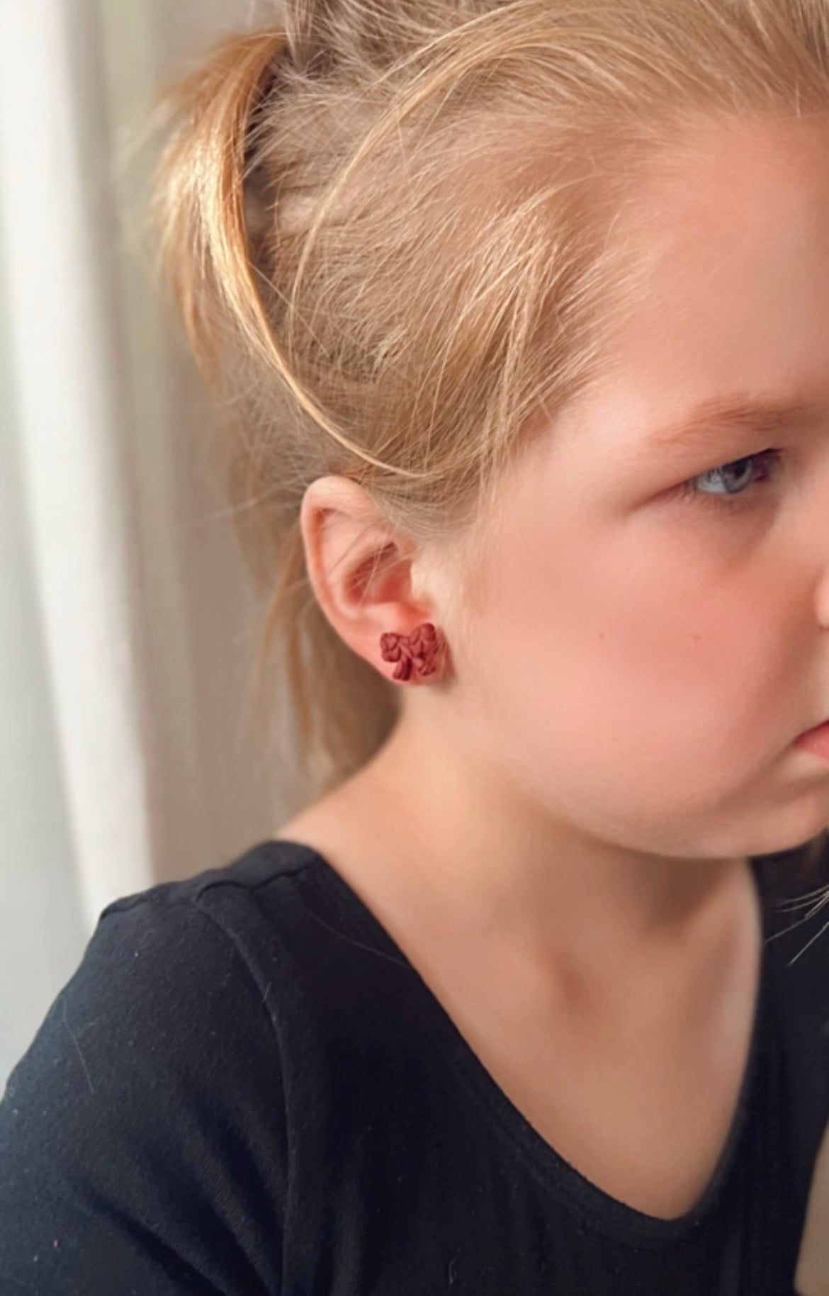 holiday earrings - gingerbread speckled pepper | Wild LIttles